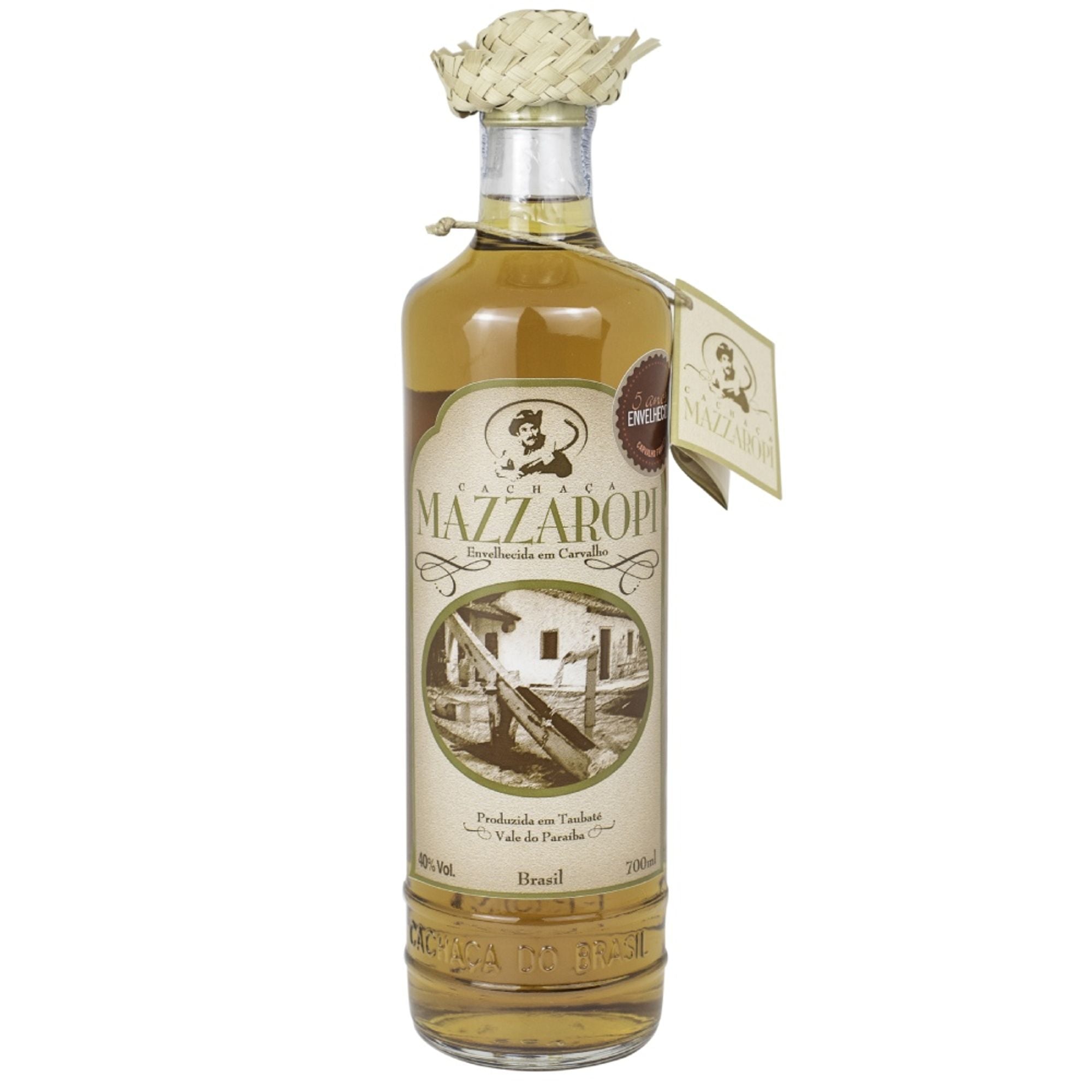 Cachaça Mazzaropi Carvalho Francês Envelhecida 05 anos