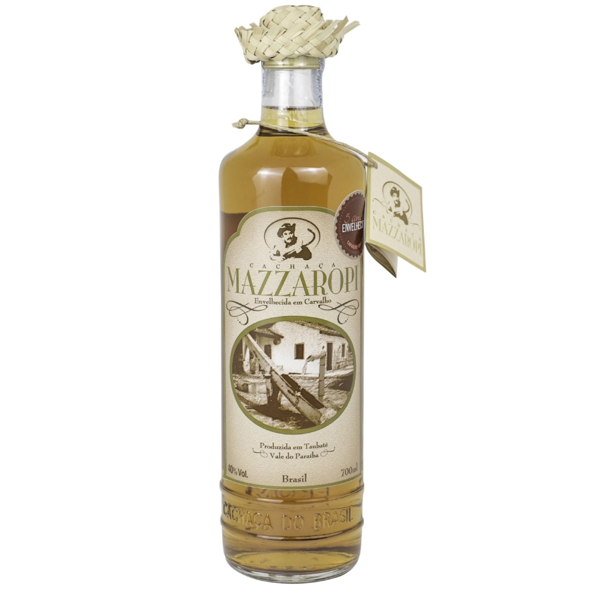 Cachaça Mazzaropi Carvalho Francês Envelhecida 05 anos